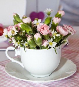 Flowers in a cup