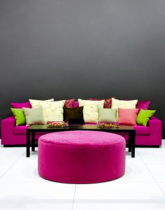 Purple settee