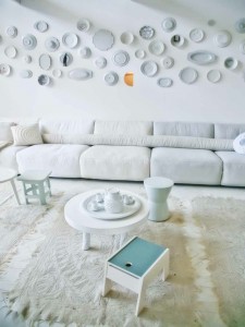 White interior