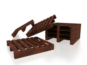 wooden pallets