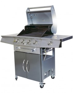 Cut-out barbecue on white background