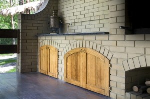 outdoor kitchen