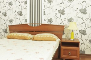 Luxury hotel room interior