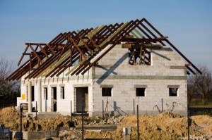 New house under construction