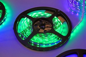 The tape with LEDs