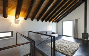 Interior, modern chalet