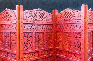 Wooden screen