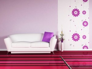 Modern interior design of living room