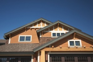 Colorful New Home Construction Abstract