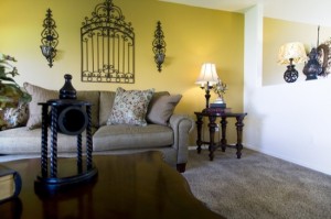 Close up on a Living Room