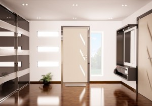 Modern hall 3d render