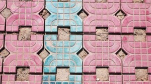 Brick floor