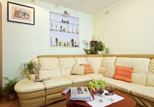 Part of Drawing-room Interior in beige