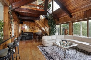 Wood family room