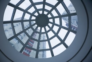 Atrium, looking up